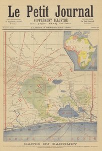 Mapa de Dahomey